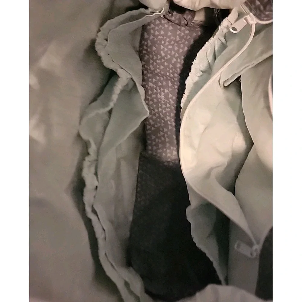 Gray Floral Diaper Tote‎ Bag 🌸 Large Baby Bag w/ Pockets